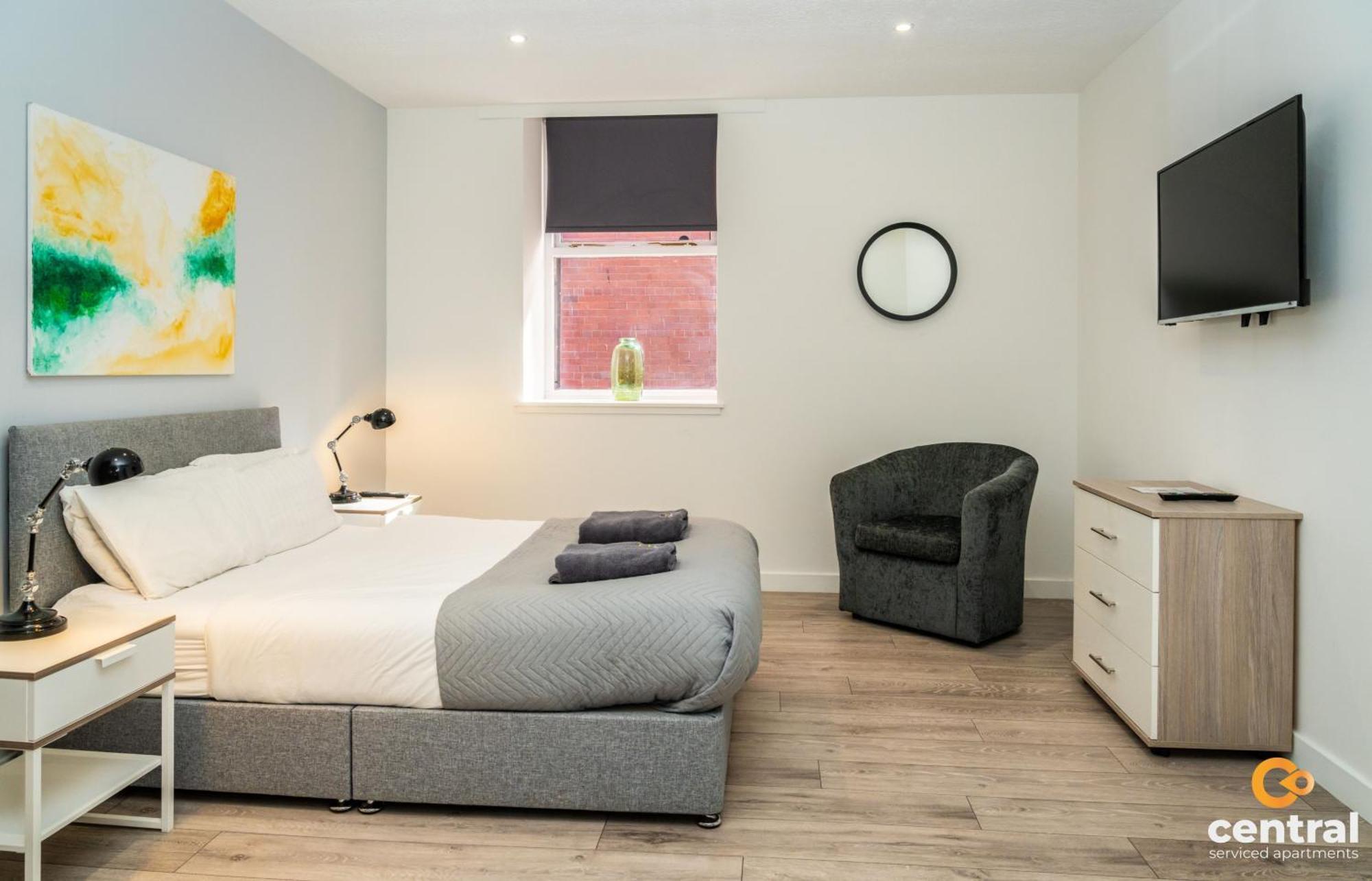 Central Serviced Apartments - 2 Bedroom - Walk Away From City Centre & Universities - Sleeps 4 - 3 X Double Beds - Smart Tvs In All Rooms - Short Term Stays Welcome - Walk Away From Train & Bus Station - Preferred Location For Short Stay In Dundee Zewnętrze zdjęcie